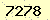 請輸入此驗證碼 : 7278