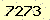 請輸入此驗證碼 : 7273