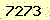 請輸入此驗證碼 : 7273