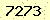 請輸入此驗證碼 : 7273