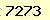 請輸入此驗證碼 : 7273