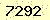 請輸入此驗證碼 : 7292