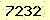 請輸入此驗證碼 : 7232