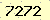 請輸入此驗證碼 : 7272