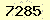 請輸入此驗證碼 : 7285