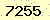 請輸入此驗證碼 : 7255