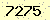 請輸入此驗證碼 : 7275
