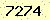 請輸入此驗證碼 : 7274