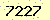 請輸入此驗證碼 : 7227