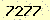 請輸入此驗證碼 : 7277