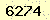 請輸入此驗證碼 : 6274