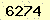 請輸入此驗證碼 : 6274