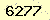 請輸入此驗證碼 : 6277