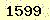 請輸入此驗證碼 : 1599