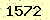 請輸入此驗證碼 : 1572