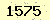 請輸入此驗證碼 : 1575