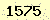 請輸入此驗證碼 : 1575