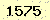 請輸入此驗證碼 : 1575