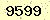 請輸入此驗證碼 : 9599