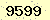 請輸入此驗證碼 : 9599