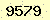 請輸入此驗證碼 : 9579