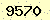 請輸入此驗證碼 : 9570