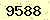 請輸入此驗證碼 : 9588