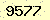 請輸入此驗證碼 : 9577