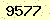 請輸入此驗證碼 : 9577