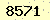 請輸入此驗證碼 : 8571