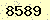 請輸入此驗證碼 : 8589