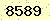 請輸入此驗證碼 : 8589