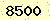 請輸入此驗證碼 : 8500