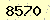 請輸入此驗證碼 : 8570