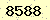 請輸入此驗證碼 : 8588