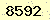 請輸入此驗證碼 : 8592