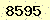 請輸入此驗證碼 : 8595