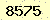 請輸入此驗證碼 : 8575
