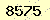 請輸入此驗證碼 : 8575
