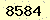 請輸入此驗證碼 : 8584