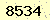 請輸入此驗證碼 : 8534