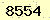 請輸入此驗證碼 : 8554