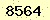 請輸入此驗證碼 : 8564