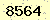 請輸入此驗證碼 : 8564