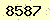 請輸入此驗證碼 : 8587
