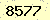 請輸入此驗證碼 : 8577