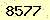 請輸入此驗證碼 : 8577