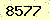 請輸入此驗證碼 : 8577
