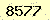 請輸入此驗證碼 : 8577