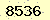 請輸入此驗證碼 : 8536